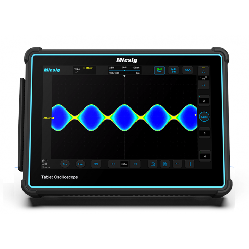 Micsig Tbook TO1004 - Oscilloscope Tactile Portable 100MHZ / 4 Canaux