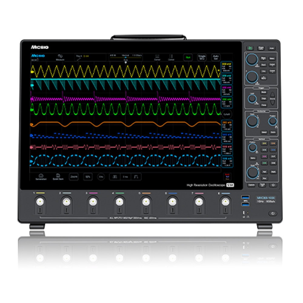 Micsig MHO68-1000 Oscilloscope tactile 1 GHz / 8 canaux / 12 bits / 6 GSa/s
