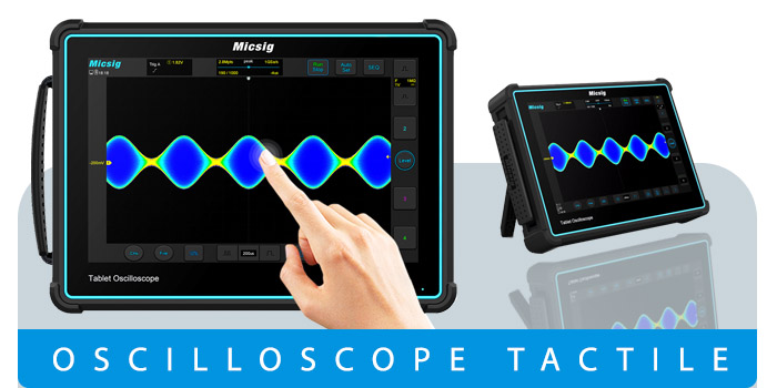 Oscilloscopes tactiles Micsig